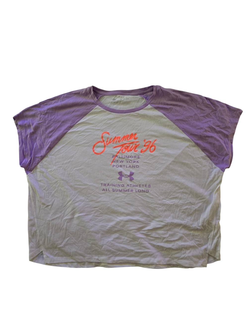 UNDER ARMOUR Summer Tour 96 Loose Athleisure Comfort Casual Tshirt